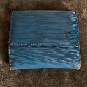 LOW START 🔥 Authentic Louis Vuitton Blue Epi Wallet
